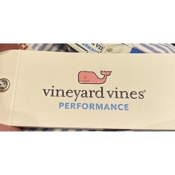 Vineyard Vines Performance 3XL Harbor Stripe Seersucker Tiered Dress‎ Blue - Picture 7 of 11